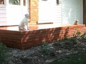 common-brick-stamp-concrete-step-form-liner