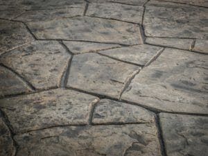 American flagstone stamp