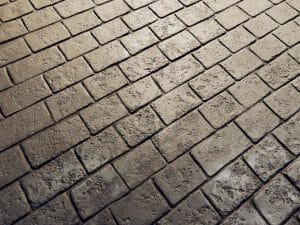 Courtyard cobble stamp
