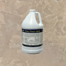light brown water-based concrete stain