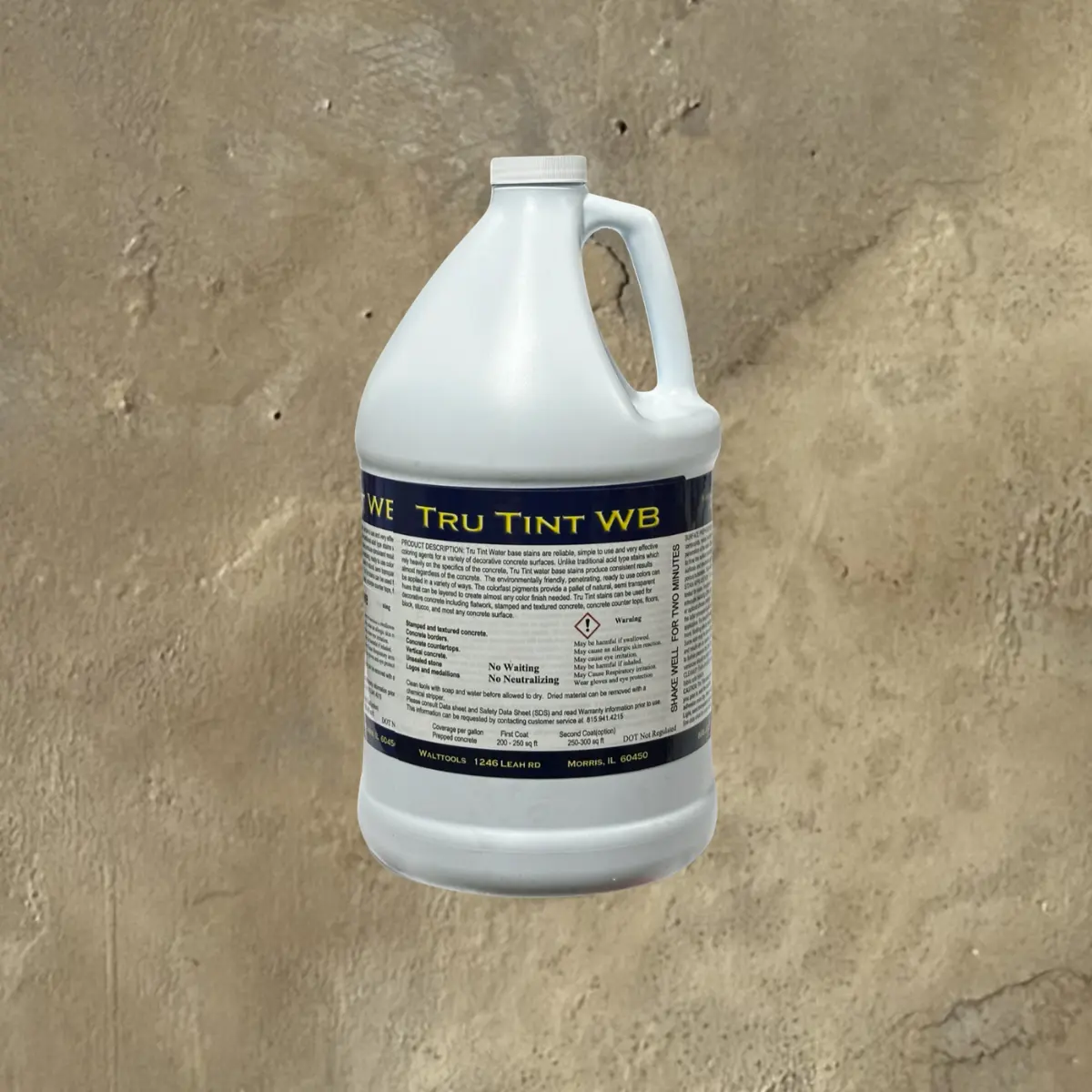 Champagne water-based concrete stain