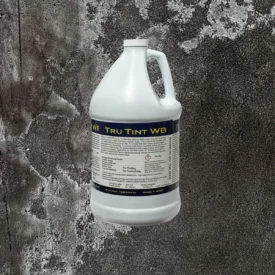 Espresso water-based concrete stain