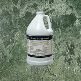 Evergreen water-based concrete stain