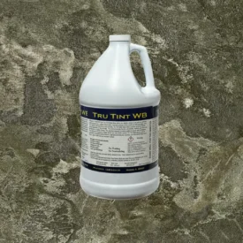 Olive water-based concrete stain
